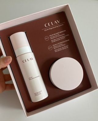 프리마인 바르기만 하면 철벽 스킨케어+24시간 마스크팩 효과. 셀라브 리제너레이팅 시스템 부스터+크림 세트 — 5점을 준 리뷰어가 2023년 9월 올린 사용 사진