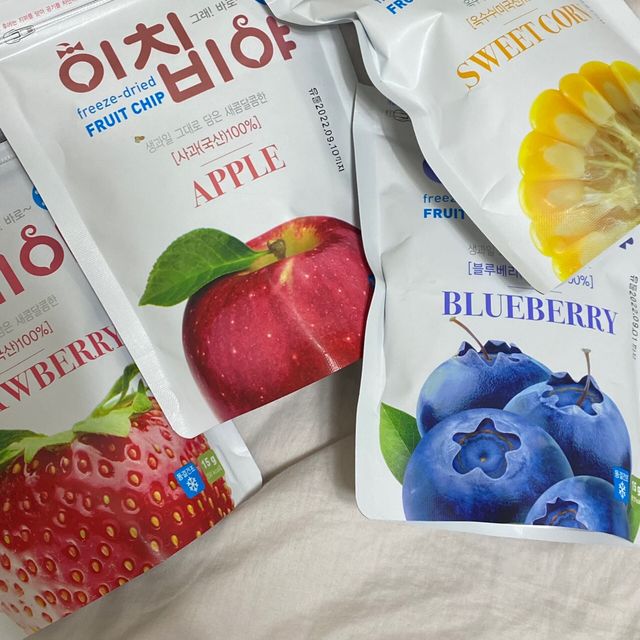 동결건조 과일칩 이치비야 4종 세트 리뷰 사진