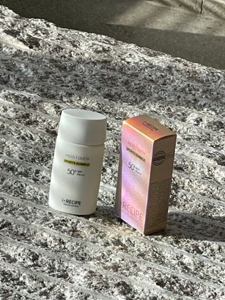 아이레시피 모이스트터치 스포츠 선밀크 50ml (SPF50+ PA+++) — 5점을 준 리뷰어가 2023년 2월 올린 사용 사진