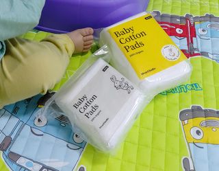 디어엘로디 프리미엄 유기농 유아 솜티슈 40매 3Pack +60매 1Pack 혼합형 — 5점을 준 리뷰어가 2021년 4월 올린 사용 사진