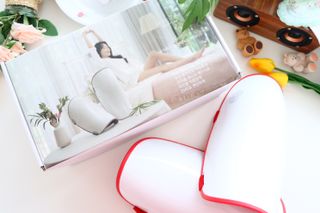 퓨어렉스 무선 종아리 EMS온열 마사지기 뷰티라인 BEAUTY LINE — 5점을 준 리뷰어가 2022년 8월 올린 사용 사진