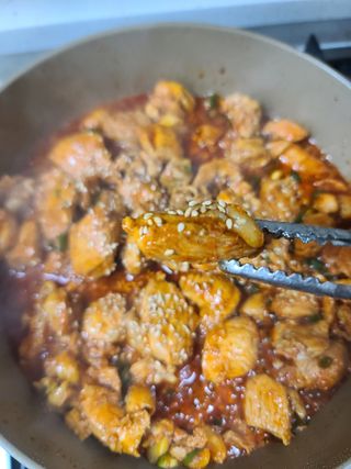 (주)마니커 마니커 닭고기 덧살구이 2종(올리브소금&핫칠리) [냉동 500g] — 5점을 준 리뷰어가 2022년 11월 올린 사용 사진