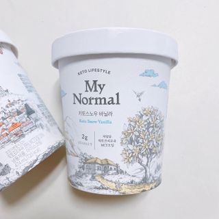 마이노멀 키토스노우 2개 Set  - 바닐라/초코/그린티 3종 중 선택 — 4.5점을 준 리뷰어가 2021년 4월 올린 사용 사진
