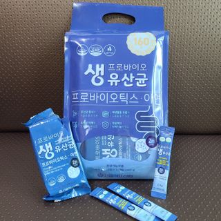 서울약사신협_프로바이오 생유산균 2.5g 160포 — 5점을 준 리뷰어가 2021년 8월 올린 사용 사진