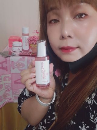아이앤립 / EYENLIP 아이앤립 연어오일 리바이탈라이징 토너+앰플+크림 3종 세트 — 5점을 준 리뷰어가 2021년 7월 올린 사용 사진