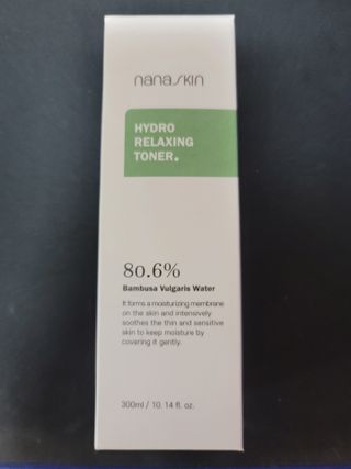 나나스킨 하이드로릴렉싱토너 — 5점을 준 리뷰어가 2021년 5월 올린 사용 사진