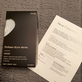 [이즈라이프코스메틱] 퍼퓸 드라이어 시트 히노끼향  or 블랑향 2중 택1 30매 — 4점을 준 리뷰어가 2021년 6월 올린 사용 사진