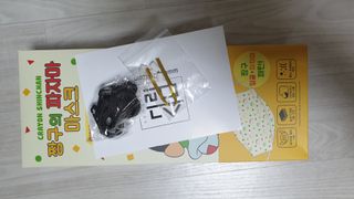 [숨그림] 3D 입체형, 짱구, 무직타이거, 빨강머리앤 우리아이 그리고 내가 쓰는 믿을수있는 케릭터 마스크 — 5점을 준 리뷰어가 2021년 9월 올린 사용 사진