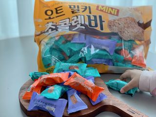 델리스 오트 밀키 초콜릿 바 — 4.5점을 준 리뷰어가 2022년 3월 올린 사용 사진