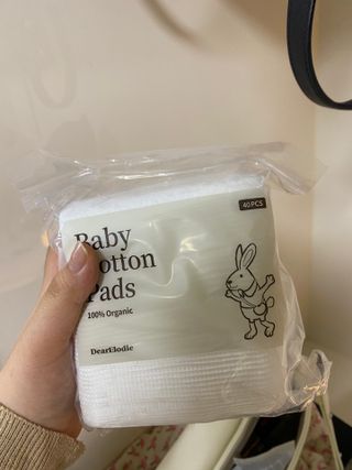 디어엘로디 프리미엄 유기농 유아 솜티슈 40매 3Pack +60매 1Pack 혼합형 — 5점을 준 리뷰어가 2021년 4월 올린 사용 사진