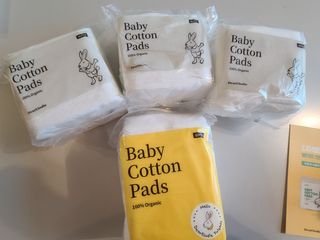 디어엘로디 프리미엄 유기농 베이비 솜티슈 40매 3 + 1 PACK — 5점을 준 리뷰어가 2021년 2월 올린 사용 사진