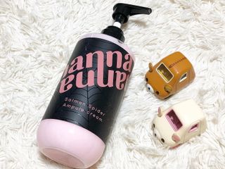 난나 살몬 스파이더 검버섯 미백 톤업 화이트닝 연어 앰플 크림 300ml 대용량 — 5점을 준 리뷰어가 2022년 8월 올린 사용 사진