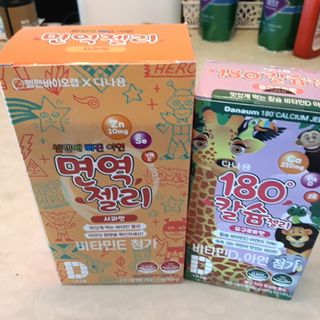 다나음 180도 칼슘젤리+아연면역젤리 — 5점을 준 리뷰어가 2021년 12월 올린 사용 사진