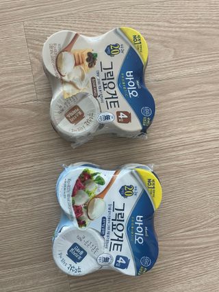 매일바이오 그릭요거트 오리지널 플레인 4개, 로스터리 커피믹스 4개 — 5점을 준 리뷰어가 2021년 12월 올린 사용 사진