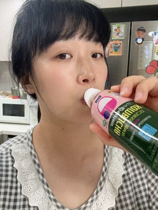 더그레잇티 콤부차 [매일유업] 더그레잇티 44kcal 콤부차 300ml *12개입 (오리지널 6개+베리리치 6개) — 5점을 준 리뷰어가 2023년 7월 올린 사용 사진