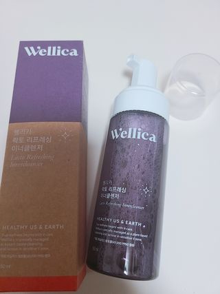 웰리카_V CARE 웰리카 락토 리프레싱 이너클렌저 — 5점을 준 리뷰어가 2021년 1월 올린 사용 사진