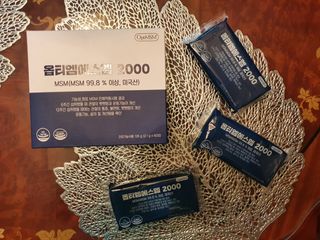 바른비타민 옵티엠에스엠2000 1박스 60포 관절 연골 복합건강기능식품 — 3.5점을 준 리뷰어가 2021년 6월 올린 사용 사진