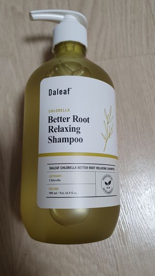 달리프 클로렐라 베러 루트 릴렉싱 샴푸 500ml — 4점을 준 리뷰어가 2021년 1월 올린 사용 사진