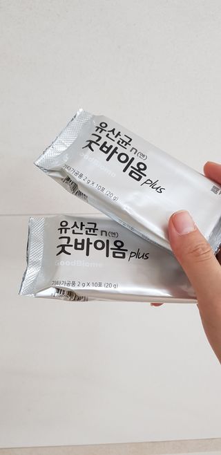 프리마인 유산균 국가지정연구소 선정, 살아있는 생유산균 200억 마리의 힘. 유산균n굿바이옴플러스 — 5점을 준 리뷰어가 2021년 9월 올린 사용 사진