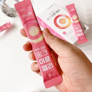 [인디닥터] 면역 생생 핑크 이뮨 젤리 — 5점을 준 리뷰어가 2022년 3월 올린 사용 사진