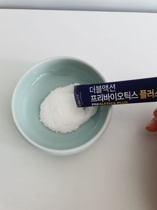 메이준뉴트리 더블액션 프리바이오틱스 플러스+ — 3점을 준 리뷰어가 2021년 7월 올린 사용 사진