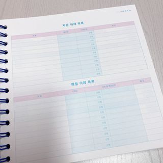 리훈 리뉴얼 오늘쓰임 가계부 용돈기입장 금전납출부 캐쉬북 만년 — 5점을 준 리뷰어가 2023년 3월 올린 사용 사진
