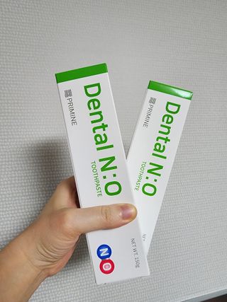 프리마인 유해균 뿐만 아니라 유익균까지 씻어내는 치약은 그만, 건강한 구강환경을 만드는 덴탈엔오 — 3점을 준 리뷰어가 2022년 12월 올린 사용 사진