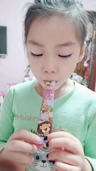 다나음 180도 칼슘젤리+아연면역젤리 — 5점을 준 리뷰어가 2022년 1월 올린 사용 사진