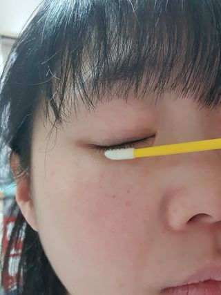 피비에스코리아 [오마이셀프] 셀프 속눈썹펌 키트 뷰러펌 파마 세트 — 4점을 준 리뷰어가 2021년 12월 올린 사용 사진