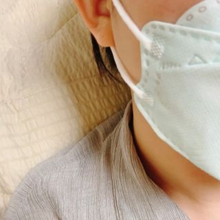 [이지아 마스크] 애니가드 더솔루션마스크 KF80 대형 컬러 4종 — 5점을 준 리뷰어가 2021년 6월 올린 사용 사진