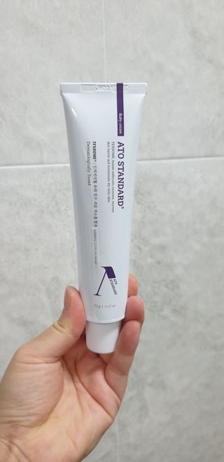 아토스탠다드 베이비크림 — 5점을 준 리뷰어가 2020년 12월 올린 사용 사진