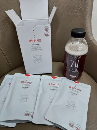 클린24시간 1BOX(5포) + 전용보틀(500ml) — 5점을 준 리뷰어가 2023년 5월 올린 사용 사진