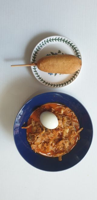 불타 호랑이 닭발 250g — 3점을 준 리뷰어가 2021년 7월 올린 사용 사진