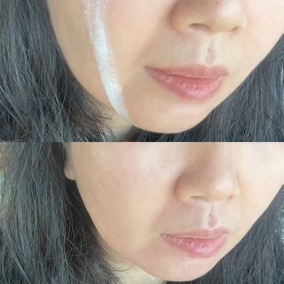 아이레시피 모이스트터치 스포츠 선밀크 50ml (SPF50+ PA+++) — 4점을 준 리뷰어가 2023년 2월 올린 사용 사진