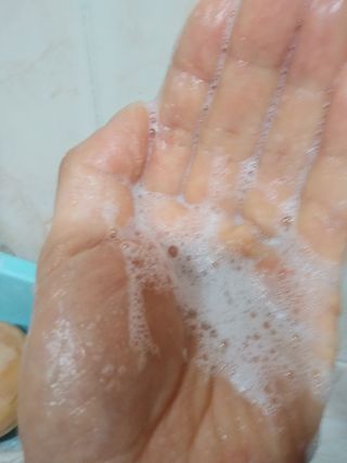 달리프 갈락토미세스 베러 퍼퓸 바디워시 러브피치 — 5점을 준 리뷰어가 2021년 3월 올린 사용 사진
