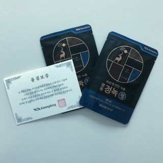 광동생활건강 [광동] 바르게 만든 녹용, 광동정녹청 30포. — 5점을 준 리뷰어가 2022년 6월 올린 사용 사진