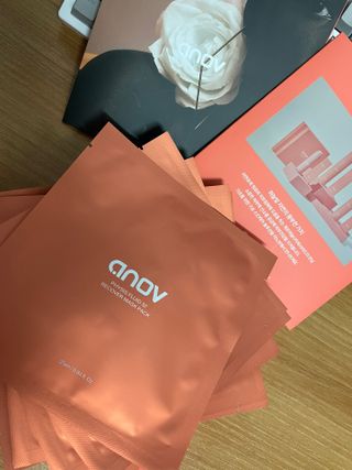 아노브코스메틱스 리커버 마스크팩 — 5점을 준 리뷰어가 2021년 11월 올린 사용 사진