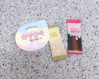 (주) 피치코리아 물방울떡젤리 X 2개입 — 4.5점을 준 리뷰어가 2022년 11월 올린 사용 사진