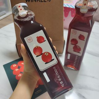 [바이윙클] 페르시아 유기농 석류 착즙주스 750ml 2병 + 선물박스 세트 — 5점을 준 리뷰어가 2022년 3월 올린 사용 사진