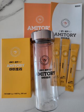 주식회사 씨크릿비에프랩 마시는 아미노산 아미토리 열대과일맛 14포 [1포, 5g / 보틀증정] — 5점을 준 리뷰어가 2023년 2월 올린 사용 사진