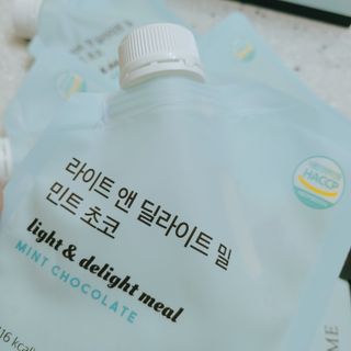 아므_이너뷰티 라이트 앤 딜라이트 밀 민트 초코 — 3.5점을 준 리뷰어가 2021년 7월 올린 사용 사진