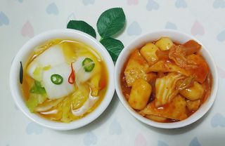 셰프애찬 단호박 백김치 1kg — 4점을 준 리뷰어가 2022년 10월 올린 사용 사진