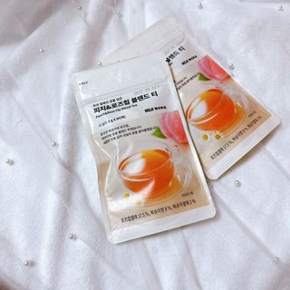 프리 [무인양품] 꽃과 열매의 향을 담은 피치&로즈힙 블렌드 티 — 5점을 준 리뷰어가 2025년 8월 올린 사용 사진