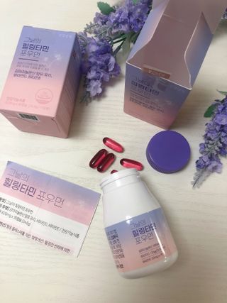 건강상점 그날의 힐링타민 포우먼 — 5점을 준 리뷰어가 2022년 10월 올린 사용 사진