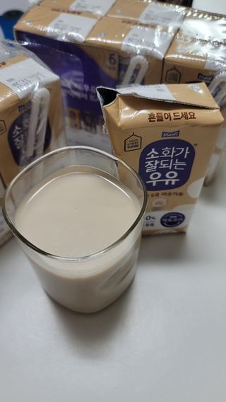 소화가 잘되는 우유 국산 5곡 미숫가루 — 5점을 준 리뷰어가 2021년 9월 올린 사용 사진