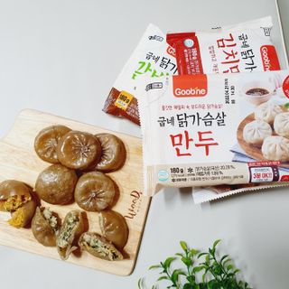 굽네몰 [굽네] 닭가슴살 만두 3종 9팩 — 5점을 준 리뷰어가 2021년 9월 올린 사용 사진