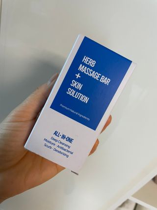 제이제이바이오 허브마사지바 올인원 알약비누 — 4.5점을 준 리뷰어가 2022년 2월 올린 사용 사진