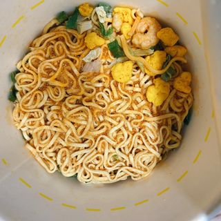 NISSIN 닛신 컵누들  4종 - 씨푸드오리지날, 씨푸드 스파이시, 씨푸드 커리, 씨푸드 XO소스 — 5점을 준 리뷰어가 2021년 11월 올린 사용 사진