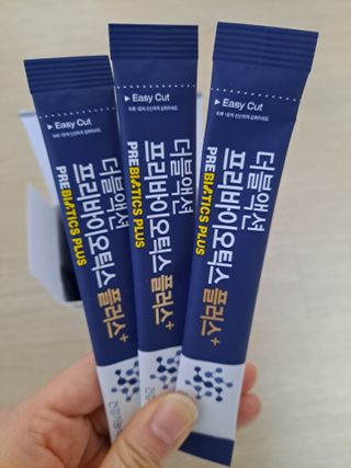 메이준뉴트리 더블액션 프리바이오틱스 플러스+ — 5점을 준 리뷰어가 2021년 4월 올린 사용 사진