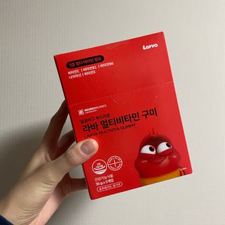 [푸름웰니스] 라바 멀티비타민 구미 36g — 4점을 준 리뷰어가 2022년 1월 올린 사용 사진